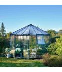 Halls Green Atrium Toughened Glass Greenhouse -  12' x 12'