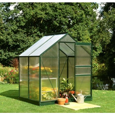 Popular Greenhouse Polycarbonate Green 6' x 4'