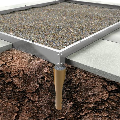 Popular Greenhouse Base Silver 6' x 10'