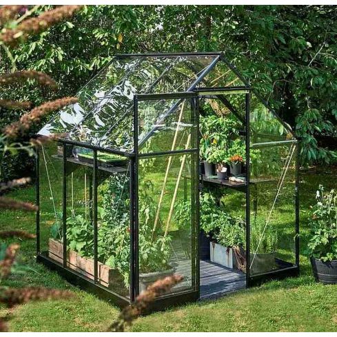 The Halls Qube Range of Greenhouses (Includes Base)