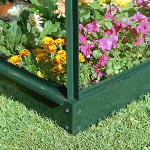 Venus Greenhouse Base 6ft x 4ft - Green