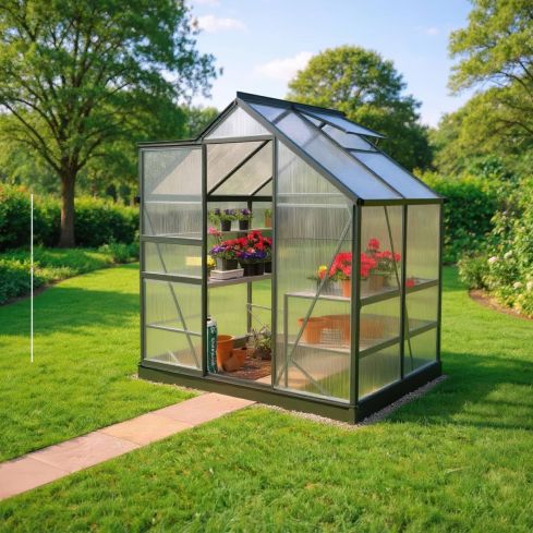 The Venus 6 x 4 (1.93 x 1.31m) Green - Polycarbonate