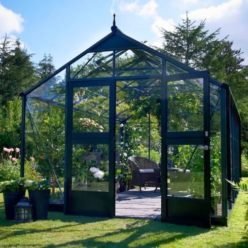 Juliana Premium Greenhouse Safety Glass Black 9' x 14'