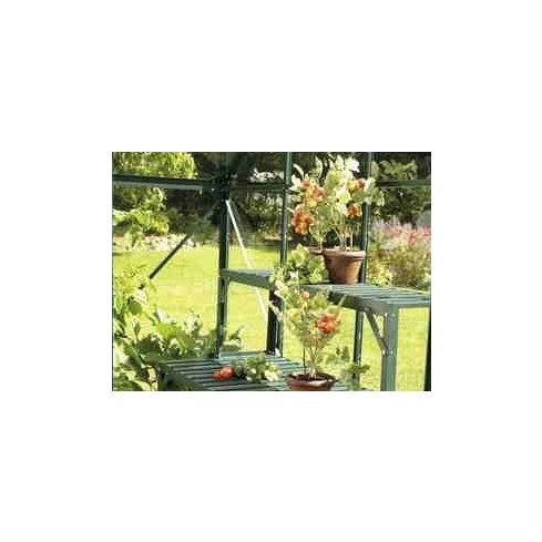 Vitavia Aluminium Top Tier Staging - Green 121cm x 28cm x 39cm