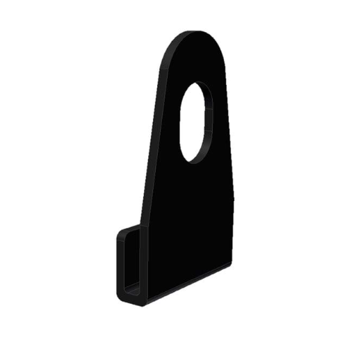 Greenhouse base J clip - Black - 6 pack