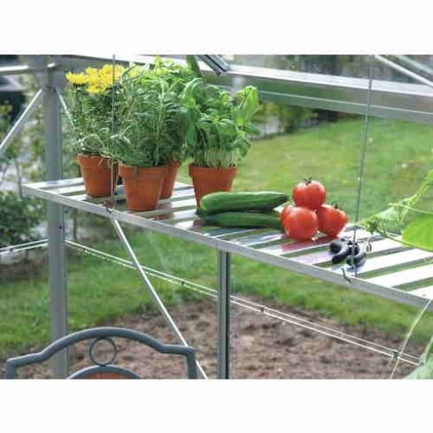 Vitavia Aluminium Folding Shelf - Silver 120cm x 31cm