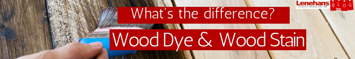 Wood Dye & Wood Stain Blog Image