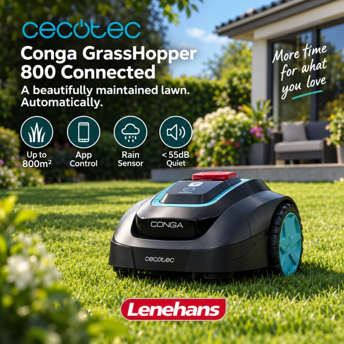 Is a Robot Lawn Mower Worth It? Complete Guide to the CECOTEC Conga GrassHopper 800 Connected
